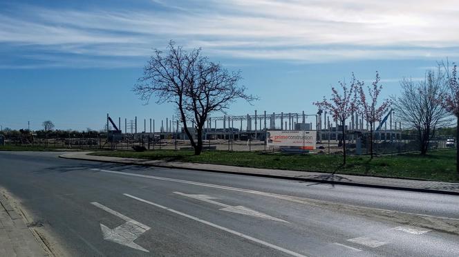 Budowa sklepu IKEA w Szczecinie - kwiecień 2020