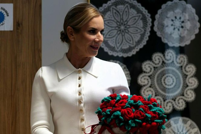Marta Nawrocka śpiewała i gotowała z seniorami w Stalowej Woli