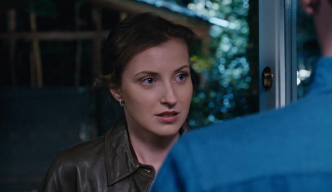 M jak miłość odc. 1873. Natalka (Dominika Suchecka), Adam Karski (Patryk Szwichtenberg)