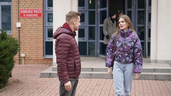 M jak miłość odc. 1517. Franka (Dominika Kachlik), Paweł (Rafał Mroczek)