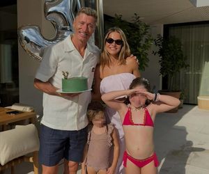 Robert Lewandowski z ojcem Krzysztofem