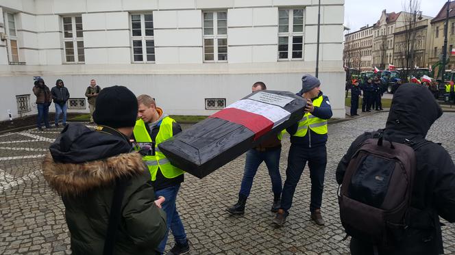 Protest rolników w Bydgoszczy