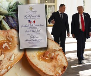 Tak karmią Nawrockiego w Białym Domu. Menu robi wrażenie!