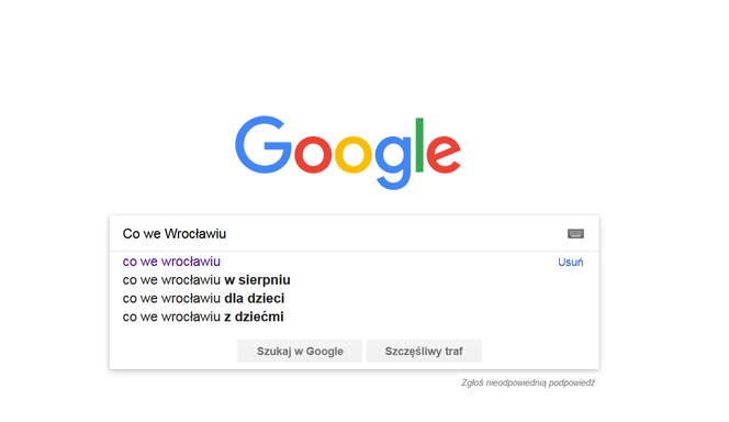 Wrocław w Google