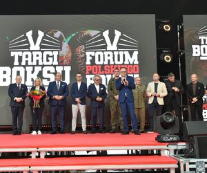 Andrzej Gołota na otwarciu V Forum Polskiego Boksu w Kielcach