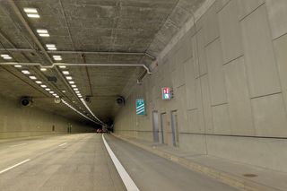 Prace serwisowe w tunelu na obwodnicy Krakowa