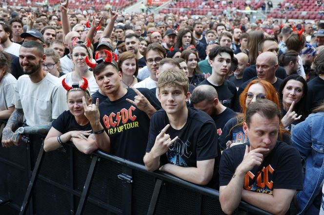 Koncert AC/DC w Warszawie (4.07.2025) - część pierwsza. Organizatorem koncertu jest Live Nation
