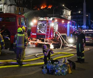 Pożar bloku w Ząbkach. Przerażające zdjęcia z miejsca tragedii