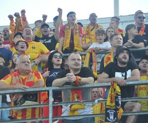 Korona Kielce - Cracovia. Zdjęcia kibiców podczas meczu. 10 sierpnia 2024