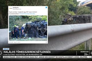 Węgry. Tragiczny wypadek autobusu! Osiem osób nie żyje. Ranni