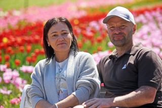 Tulipanowa polanka w małopolskiej Polance Wielkiej