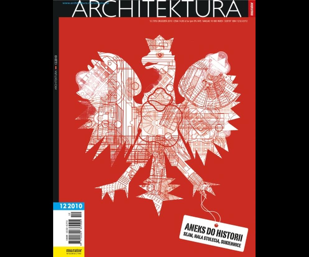 Okładka Miesięcznik Architektura 12/2010