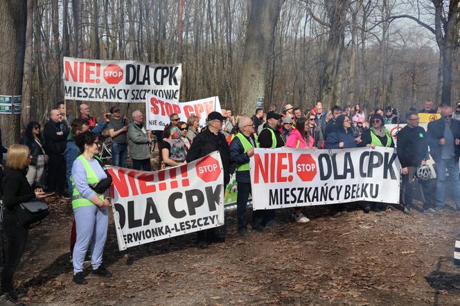 Protest przeciwko CPK w Palowicach. "Po raz kolejny chcemy pokazać sprzeciw"