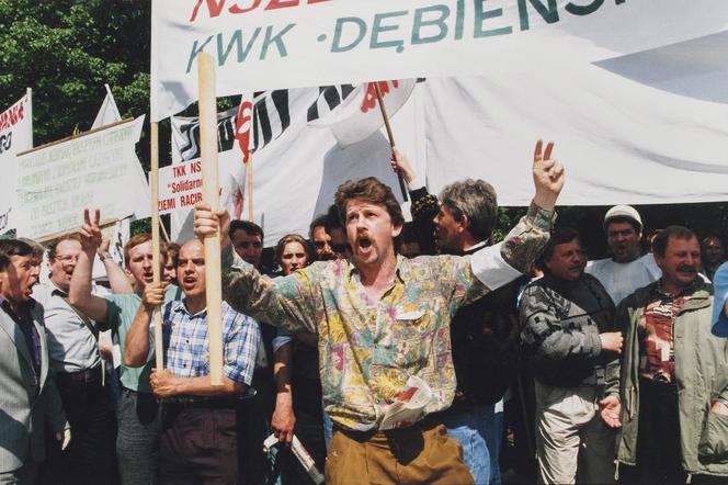 Protesty górników i hutników ze Śląska, 26.10.1995