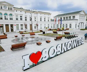 Napis I love Sosnowiec pojawił się w mieście