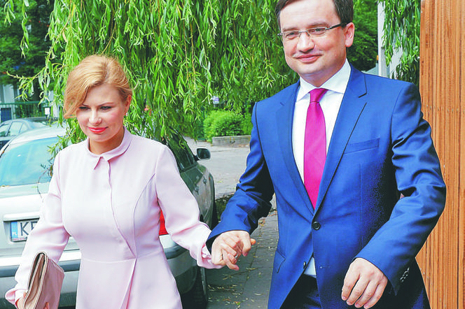 Zbigniew Ziobro z żoną Patrycją Kotecką
