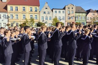 DARŁOWO: Ślubowanie pierwszych klas Zespołu Szkół Morskich