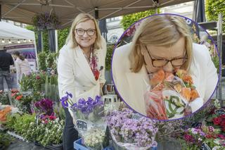 Beata Kempa na bazarze w Brukseli