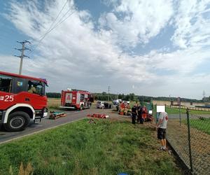 ​Pięć osób trafiło do szpitala po wypadku na drodze Wschowa-Olbrachcice. Zawinił 18-latek z mercedesa