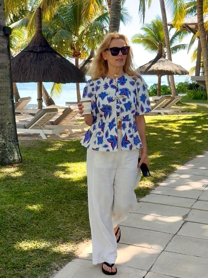 Dorota Chotecka na wakacjach