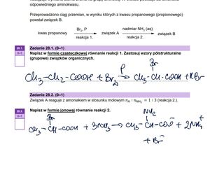 Matura 2025 chemia rozszerzona - odpowiedzi do wszystkich zadań z arkusza CKE 16.05.2025 - Formuła 2023