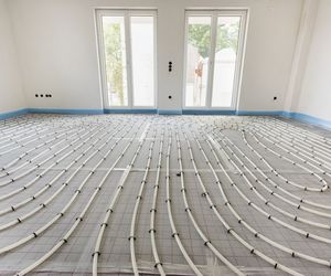 Ogrzewanie podłogowe wodne - błędy projektowe i montażowe. Schematy, ceny