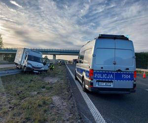 Karambol na autostradzie A2