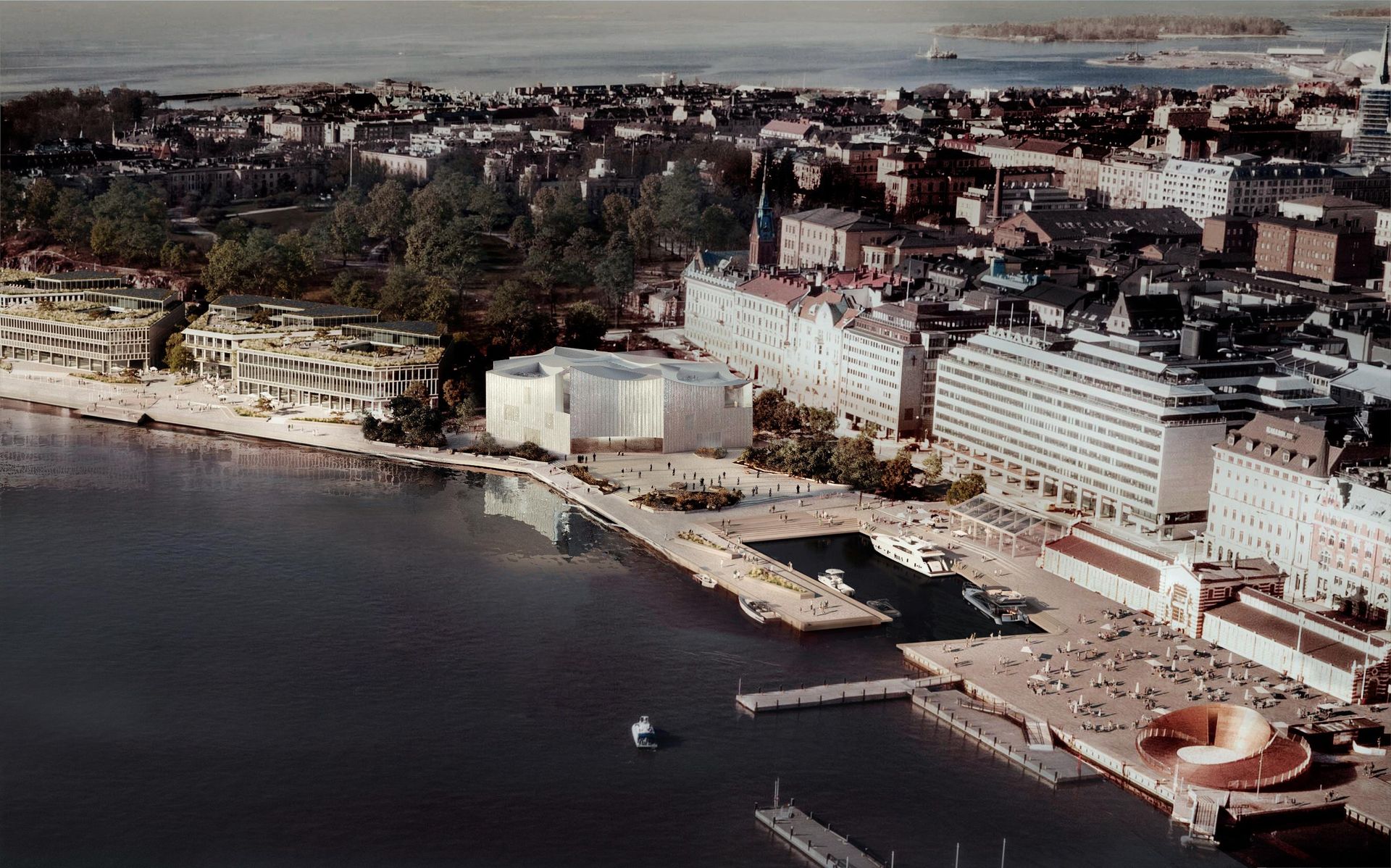 City, sky and sea. Propozycja konkursowa Muzeum Architektury i Designu w Helsinkach