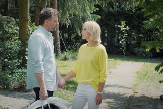 M jak miłość, odcinek 1821. Dorota (Iwona Rejzner), Bartek (Arkadiusz Smoleński)