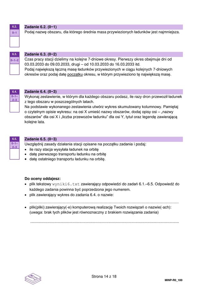 Matura 2025 informatyka rozszerzona - arkusz CKE 14.05.2025 - Formuła 2023
