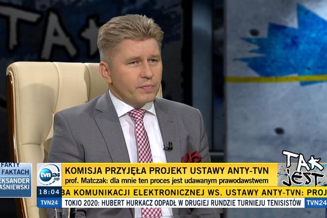 Prof. Marcin Matczak w TVN24