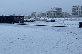 Kwietniowe opady śniegu w Lublinie
