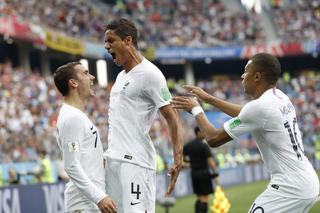 MŚ Rosja 2018. Ćwierćfinał: Urugwaj-Francja: Raphael Varane