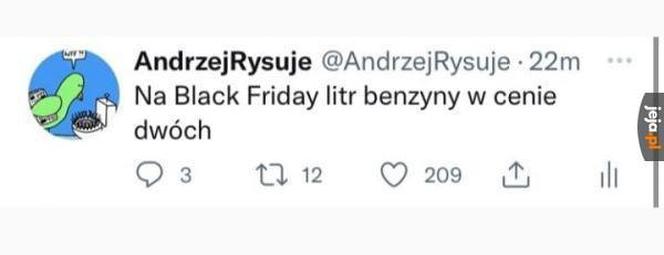 Czarny humor na "Czarny Piątek". Zobacz najlepsze memy o Black Friday 
