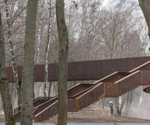 Życie w Architekturze 2025. Kładka pieszo-rowerowa łącząca tereny parku przy szpitalu dziecięcym “Górka” z terenami parkowymi w centralnej części uzdrowiska w Busku-Zdroju. Biuro Projektów Lewicki Łatak sp. z o. o. sp. k. Kazimierz Łatak, Piotr Lewicki