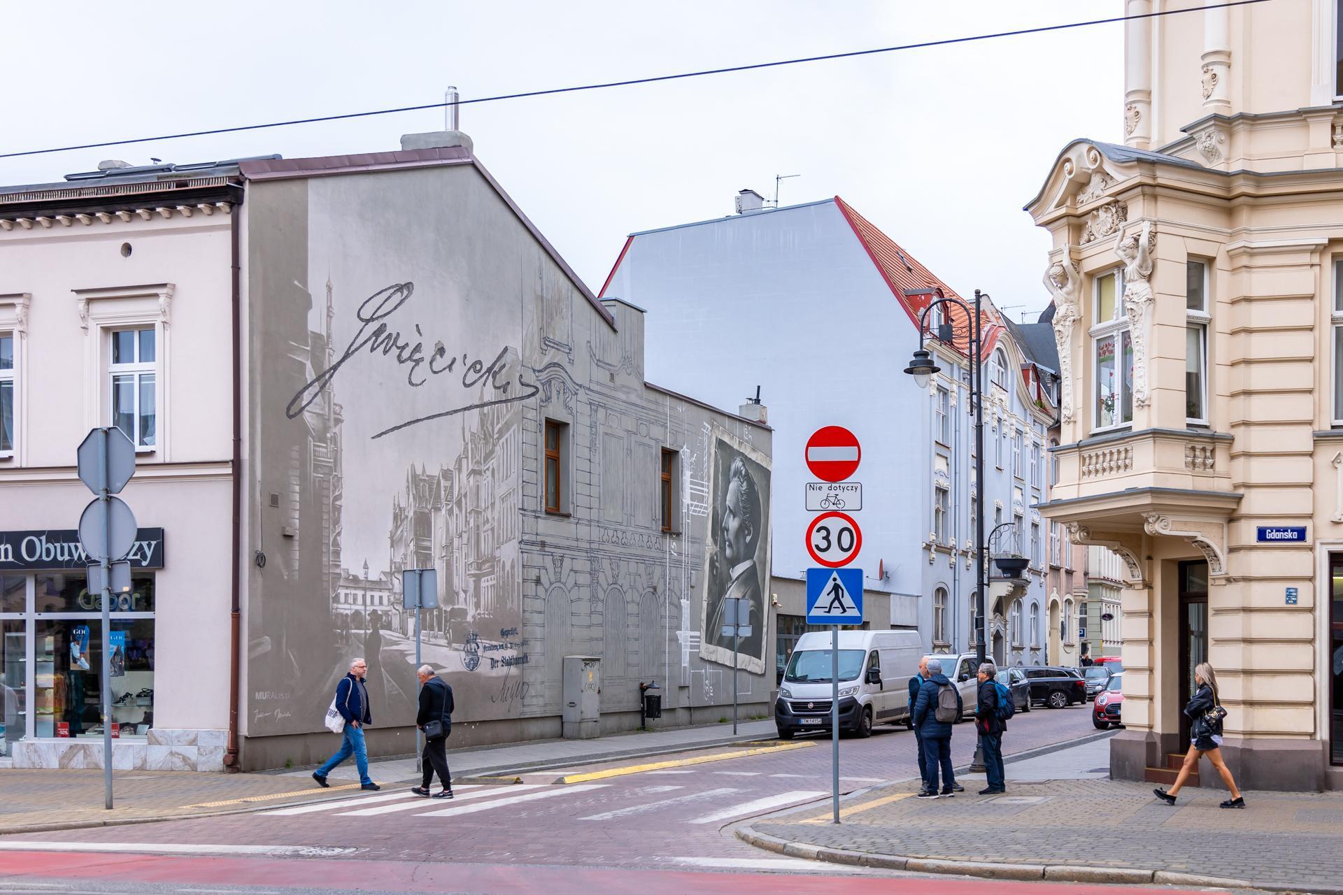 Kamienice przy ulicy Cieszkowskiego w Bydgoszczy