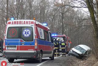 Małopolska: Poważne wypadki pod Krakowem, kilka osób rannych [ZDJĘCIA]
