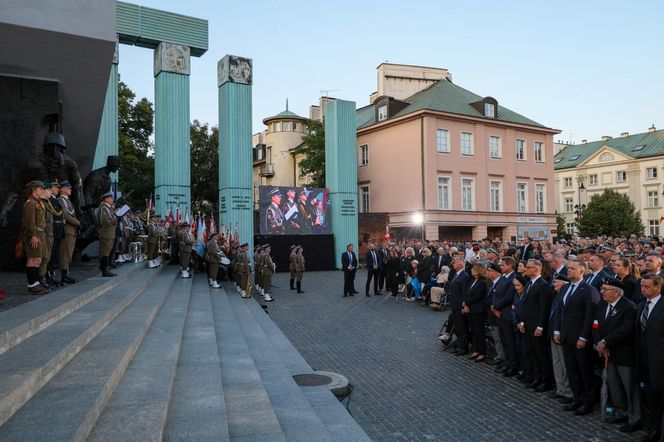81. rocznica Powstania Warszawskiego. Uroczystość na pl. Krasińskich (31.07.2025)