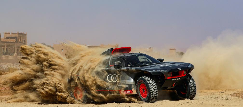 Audi RS Q e-tron testowane w Maroku