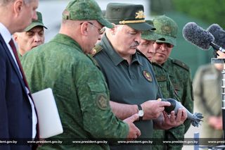 Prezydent Białorusi Aleksandr Łukaszenko 