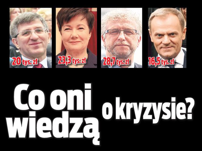 Co oni wiedza o kryzysie?