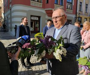 Konferencja Henryka Łabędzia, kandydata Prawa i Sprawiedliwości na prezydenta Tarnowa