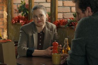 Barwy szczęścia. Gabrysia (Marta Juras), Szczepan (Robert Gulaczyk)