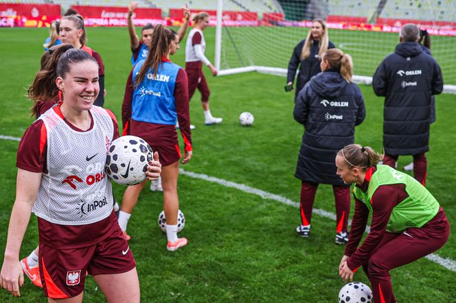 Marta Nawrocka na zgrupowaniu piłkarskiej reprezentacji kobiet