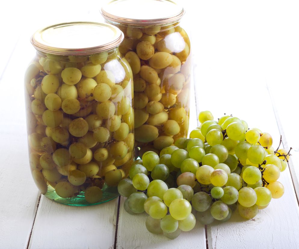 Kompot z winogron ogrodowych: przetwory z winogron