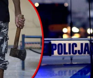 Zaatakował 27-latka siekierą i uciekł. Szokujące sceny grozy w Lesznie
