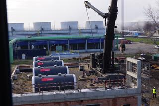 Na terenie Elektrociepłowni Wrotków powstaje kotłownia gazowa