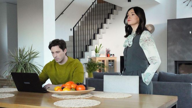 Barwy szczęścia odc. 3211. Natalia (Maria Dejmek), Cezary Rawicz (Marcel Opaliński)