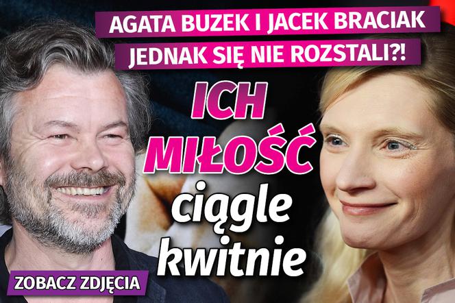 Agata Buzek i Jacek Braciak jednak się nie rozstali?! Ich miłość ciągle kwitnie ZOBACZ ZDJĘCIA