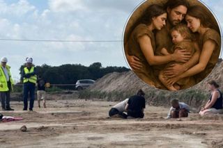 Sensacyjne odkrycie archeologiczne sprzed tysięcy lat pod Inowrocławiem. Zmarli obejmują się, zwracają głowy ku sobie